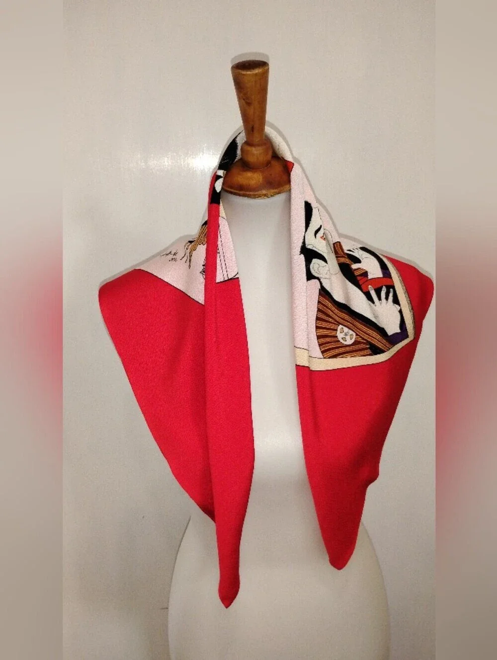 TEXTURED SILK JAPANESE SCARF